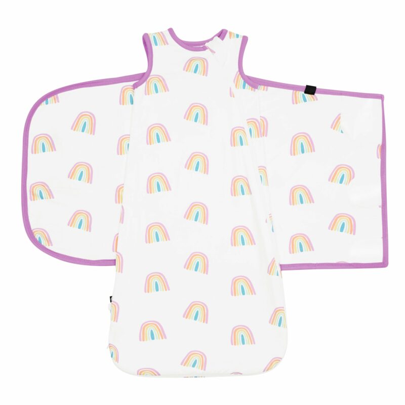 Sleep Bag Swaddler in Poi Rainbow 1.0 TOG made by Kyte BABY