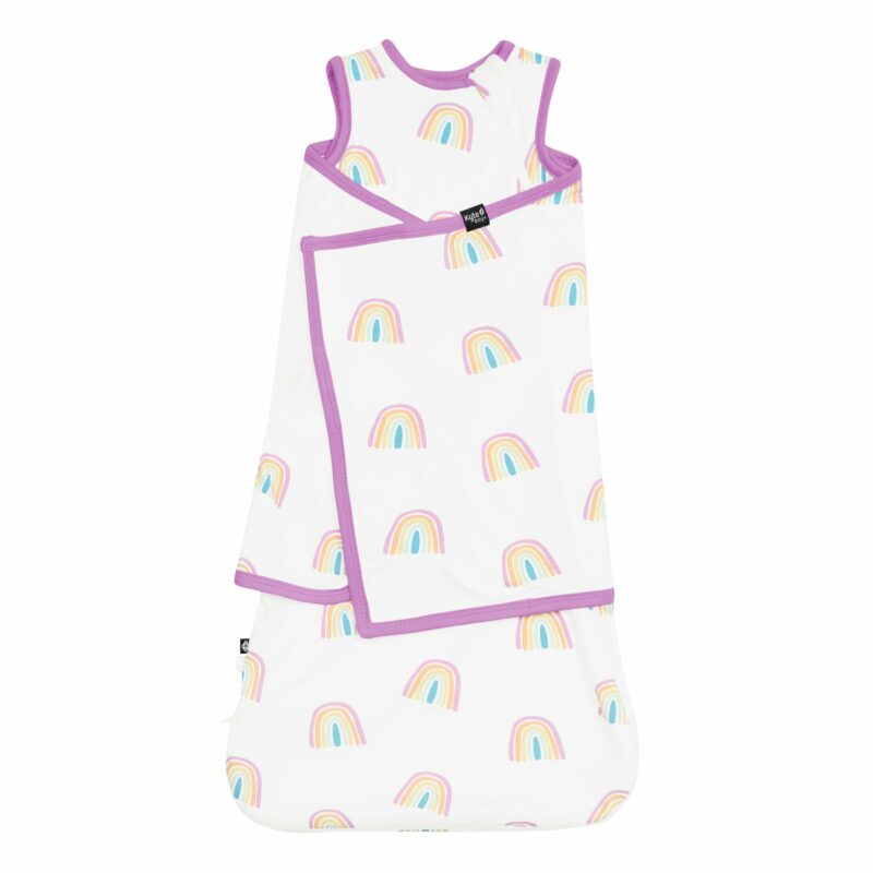 Kyte BABY Sleep Bag Swaddler in Poi Rainbow 1.0 TOG