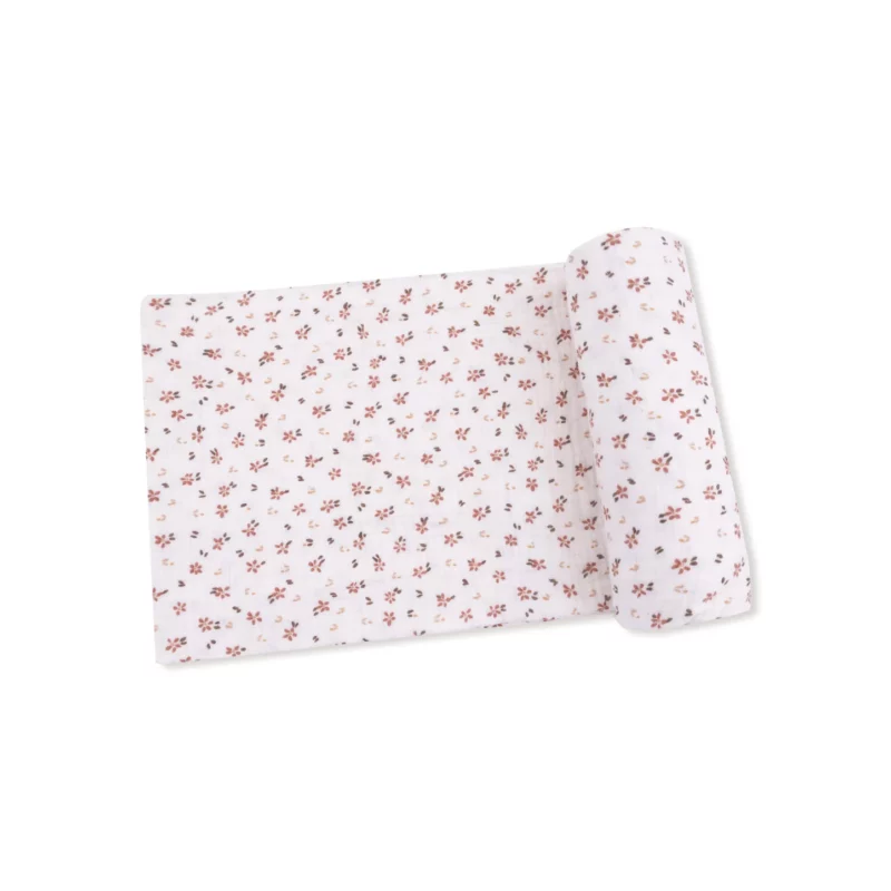 Carrie Floral Muslin Swaddle Blanket from Angel Dear
