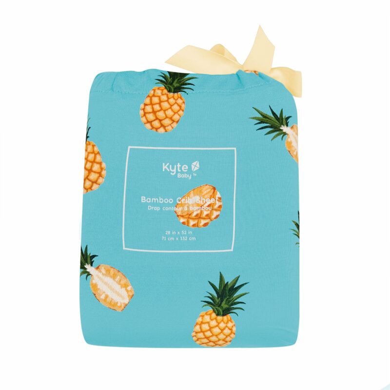 Kyte BABY Crib Sheet in Pineapple
