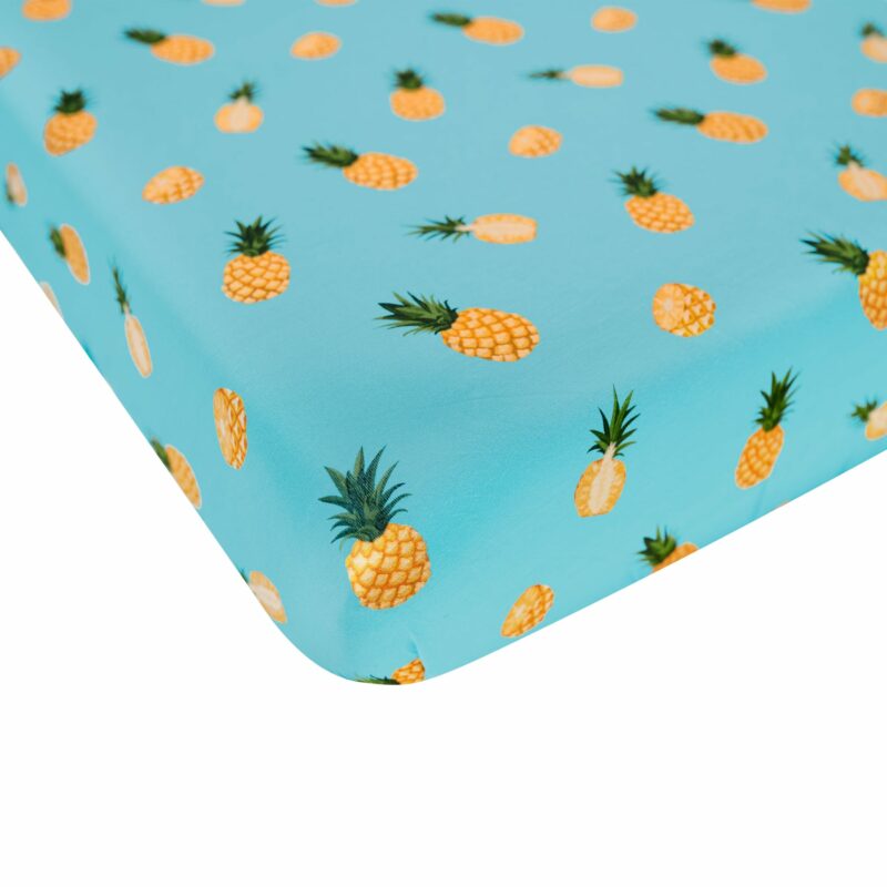 Crib Sheet in Pineapple made by Kyte BABY