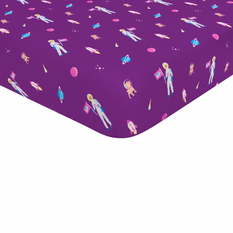Twin Sheet in Barbie Astronaut from Kyte BABY