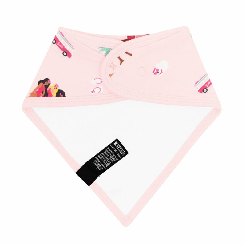 Bib in Barbie Beach made by Kyte BABY