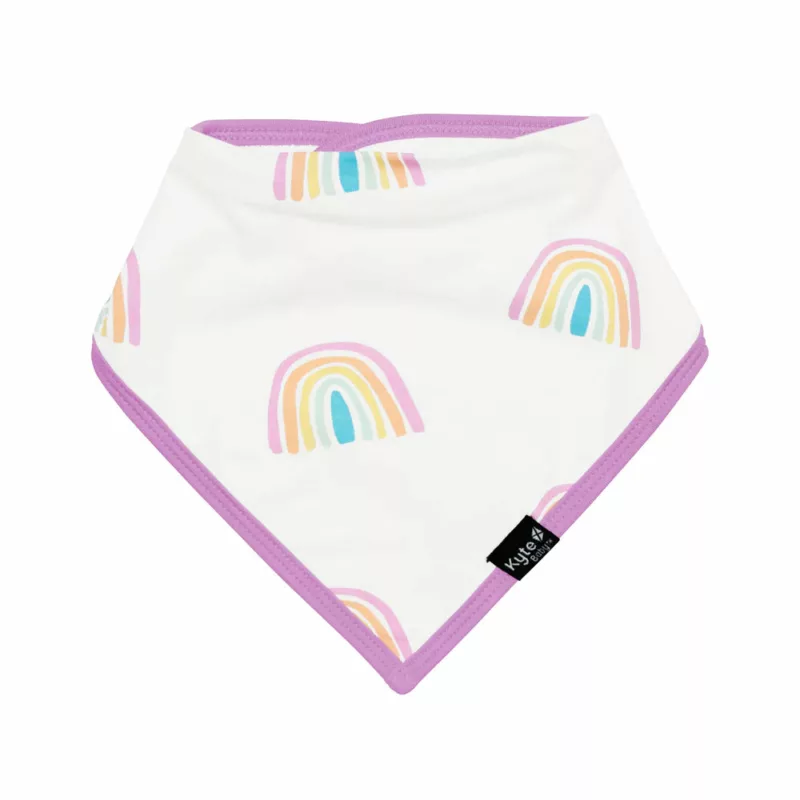 Kyte BABY Bib in Poi Rainbow