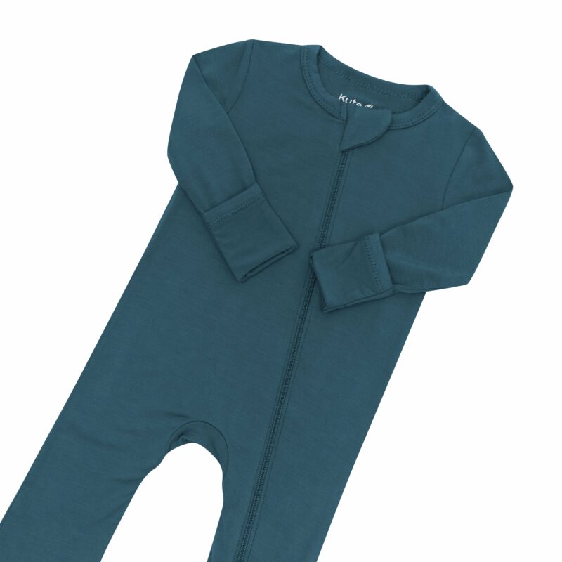 Zippered Romper in Atlantic available at Blossom