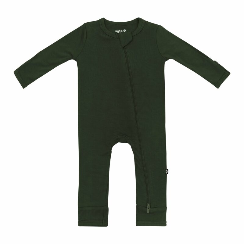 Zippered Romper in Fir from Kyte BABY
