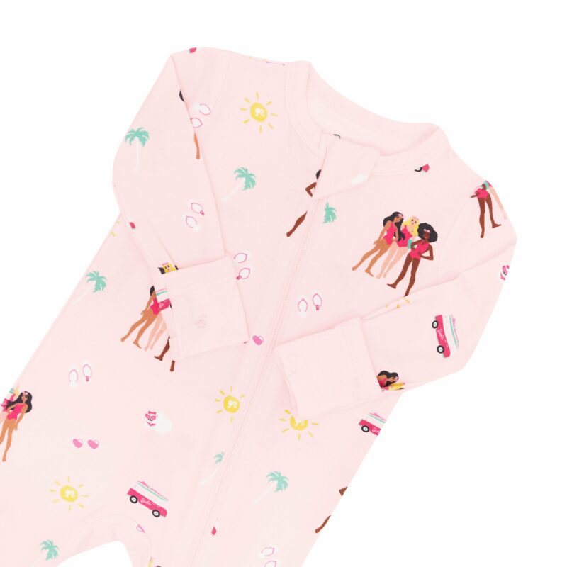 Zippered Romper in Barbie Beach