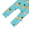 Zippered Romper in Pineapple available at Blossom