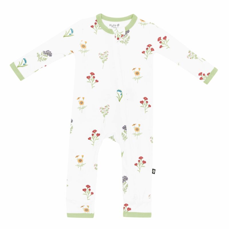 Zippered Romper in Wildflower from Kyte BABY