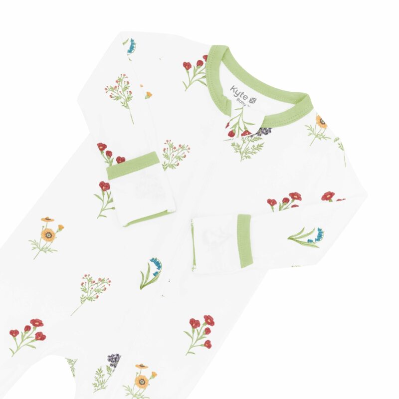 Zippered Romper in Wildflower