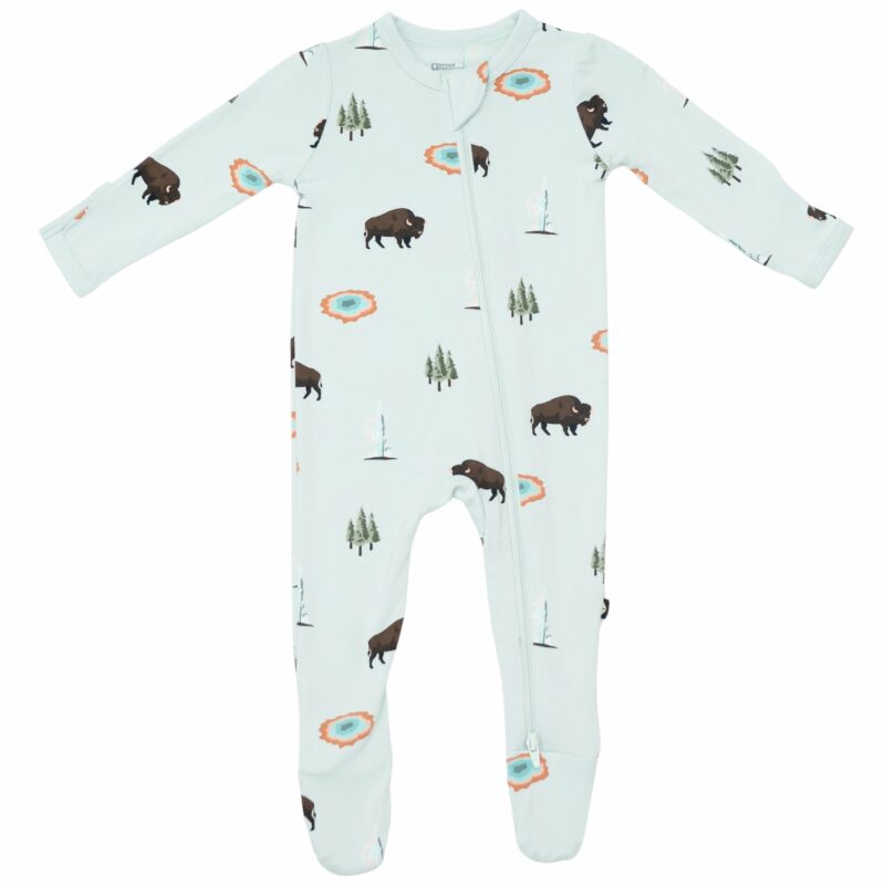 Zippered Footie in Yellowstone from Kyte BABY