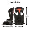 Cambria 2 2-in-1 High-Back Booster made by Diono Cambria 2 2-in-1 High-Back Booster made by Diono