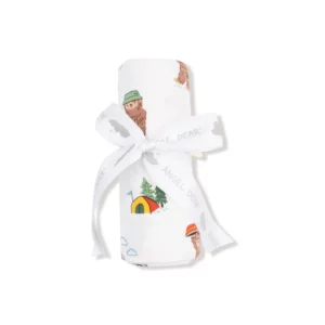 Angel Dear Bigfoot Camping Bamboo Viscose Swaddle Blanket