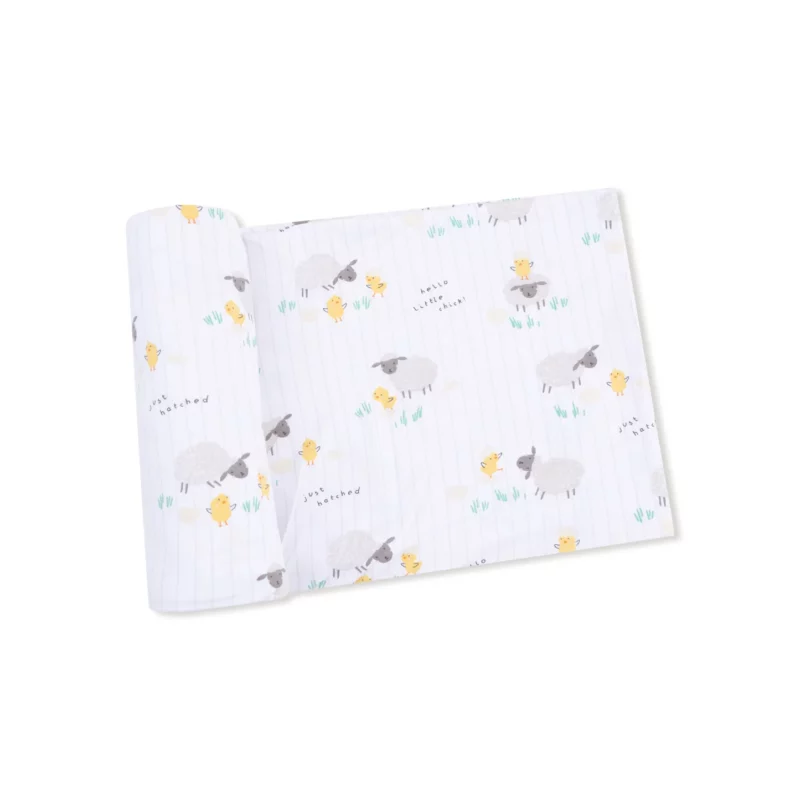 Just Hatched Bamboo Viscose Swaddle Blanket from Angel Dear