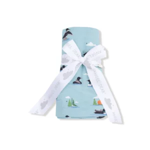 Angel Dear Loons Bamboo Viscose Swaddle Blanket