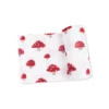 Painterly Mushrooms Bamboo Viscose Waffle Swaddle Blanket from Angel Dear