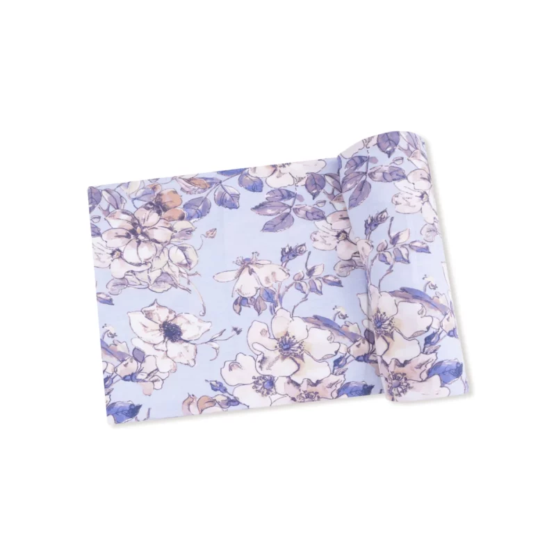 Woodrose Peri Bamboo Viscose Swaddle Blanket from Angel Dear
