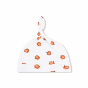 Angel Dear Little Pumpkins Ribbed Modal Knotted Hat