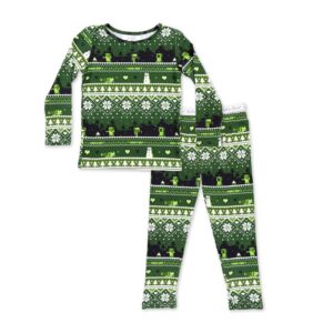 Bellabu Bear Minecraft Christmas Bamboo Viscose Pajama Set