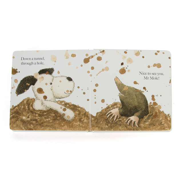 Puppy Makes Mischief Book made by Jellycat