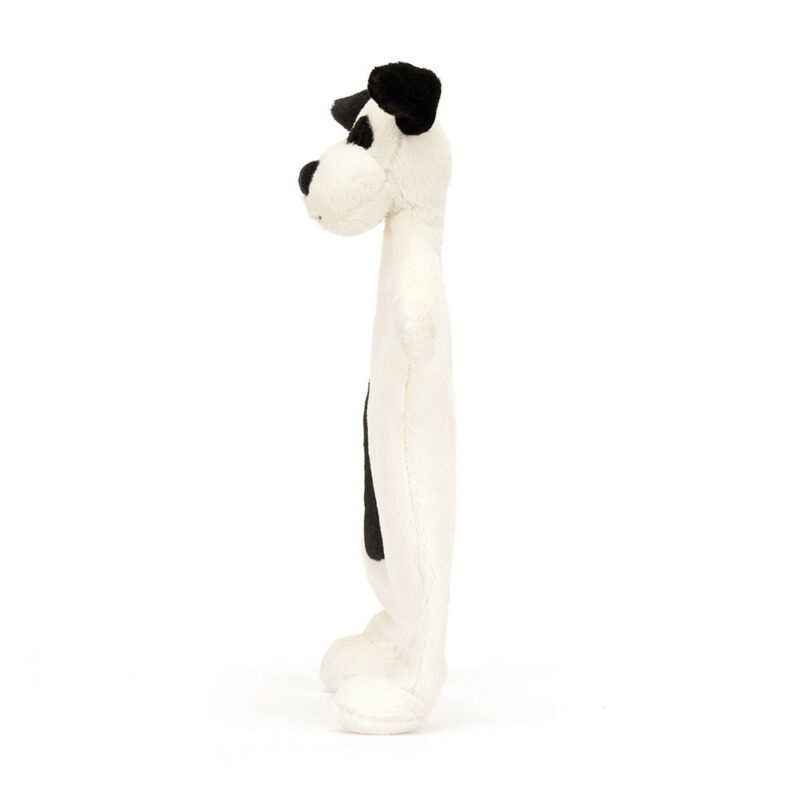 Bashful Black & Cream Puppy Comforter from Jellycat