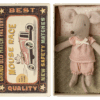 Maileg Little Sister Mouse In Matchbox