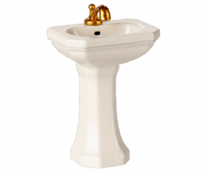 Maileg Bathroom Sink For Mouse In Off White