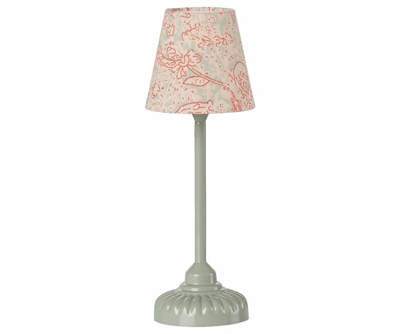 Maileg Vintage Floor Lamp For Mouse In Mint