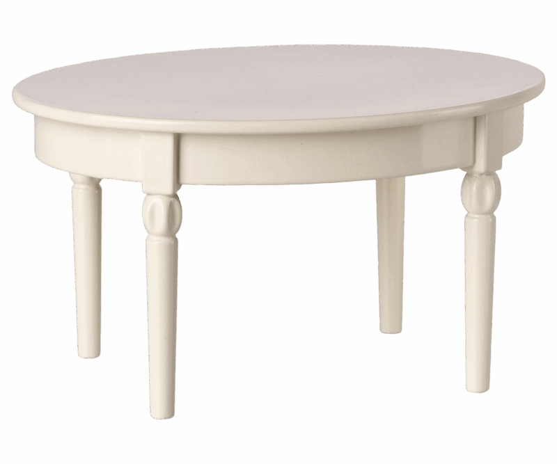 Maileg Vintage Dining Table For Mouse In Off White
