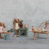 Oval Table For Mini In Nature made by Maileg