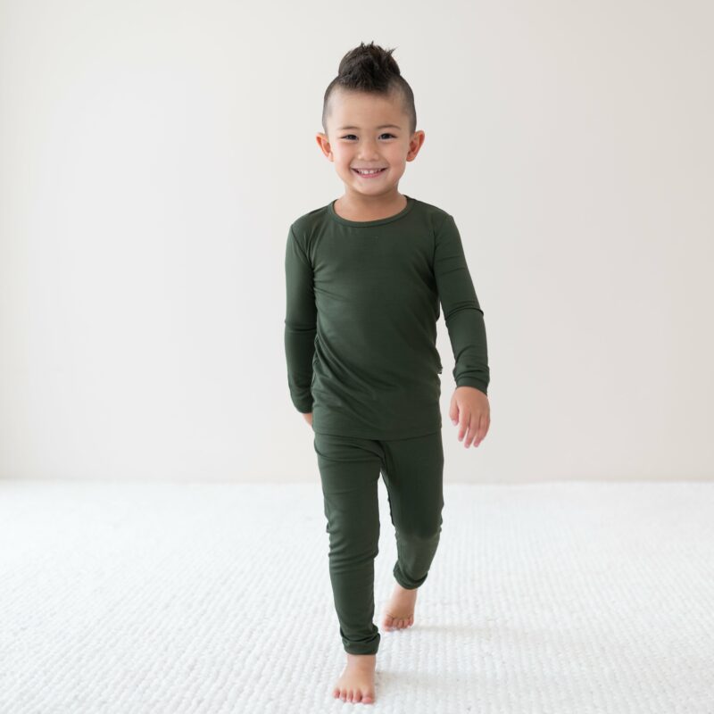 Kyte BABY Long Sleeve Pajamas in Fir