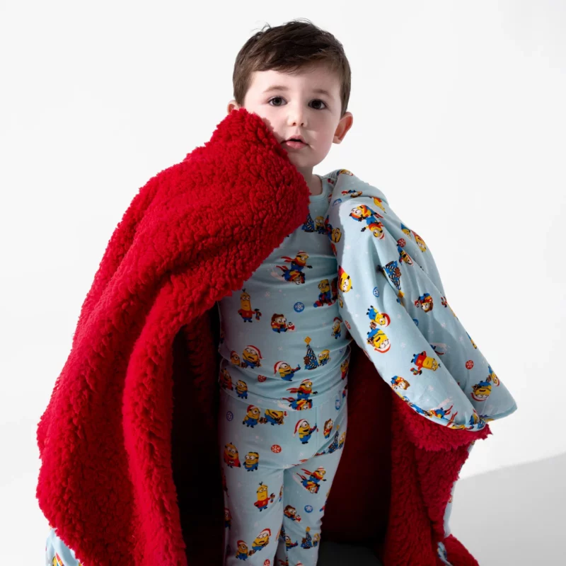 Bellabu Bear Merry Minions Holiday Bamboo Viscose Pajama Set