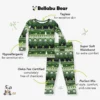 Bellabu Bear Minecraft Christmas Bamboo Viscose Pajama Set