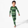 Bellabu Bear Minecraft Christmas Bamboo Viscose Pajama Set