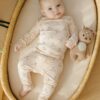 Quincy Mae Bamboo Pajama Set In Reindeer