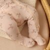 Bamboo Zip Footie In Reindeer from Quincy Mae
