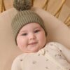 Bamboo Zip Footie In Winter Wonderland from Quincy Mae