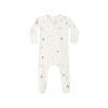 Quincy Mae Bamboo Zip Footie In Winter Wonderland