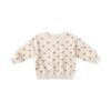 Velour Relaxed Sweatshirt In Holly Berry available at Blossom