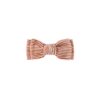 Velour Bow Headband In Candy Stripe from Quincy Mae