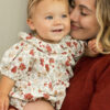 Lula Romper In Holiday Floral from Rylee & Cru
