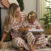 Ruffle Pajamas In Holiday Flannel from Rylee & Cru