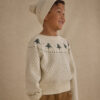 Rylee & Cru Fair Isle Sweater In Trees