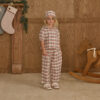 Rylee & Cru Ruffle Pajamas In Holiday Flannel
