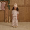 Rylee & Cru Ruffle Pajamas In Candy Cane Stripe