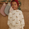 Relaxed Sweatshirt In Christmas Dogs from Rylee & Cru