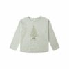 Long Sleeve Tee In Christmas Tree from Rylee & Cru