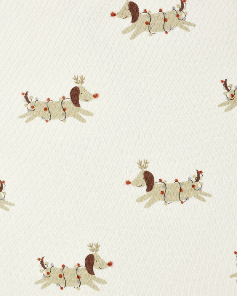 Relaxed Sweatshirt In Christmas Dogs available at Blossom