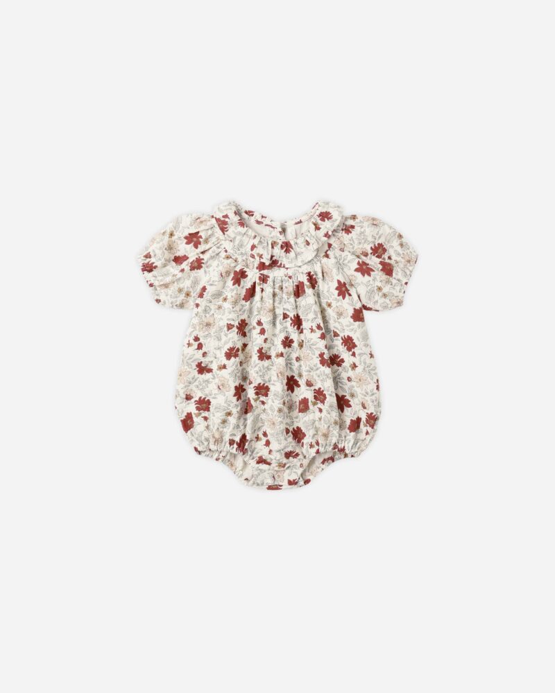 Lula Romper In Holiday Floral