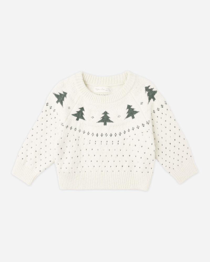 Fair Isle Sweater In Trees